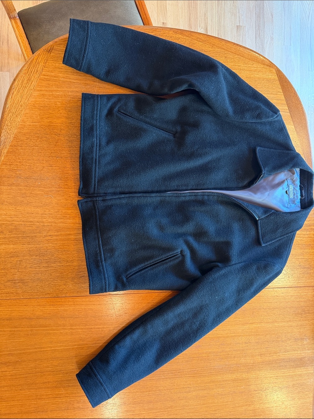 Kenneth Cole Reaction Black Lightweight Zip Jacket